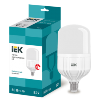 IEK Лампа светодиодная HP 50Вт 230В 4000К E27 - LLE-HP-50-230-40-E27